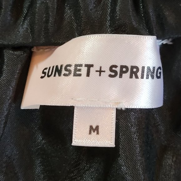🌟 NWOT SUNSET & SPRING Black Bustier Romper Bloomingdales Size M - Picture 12 of 16